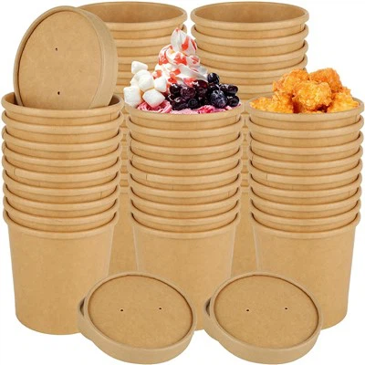 クラフト紙スープ容器